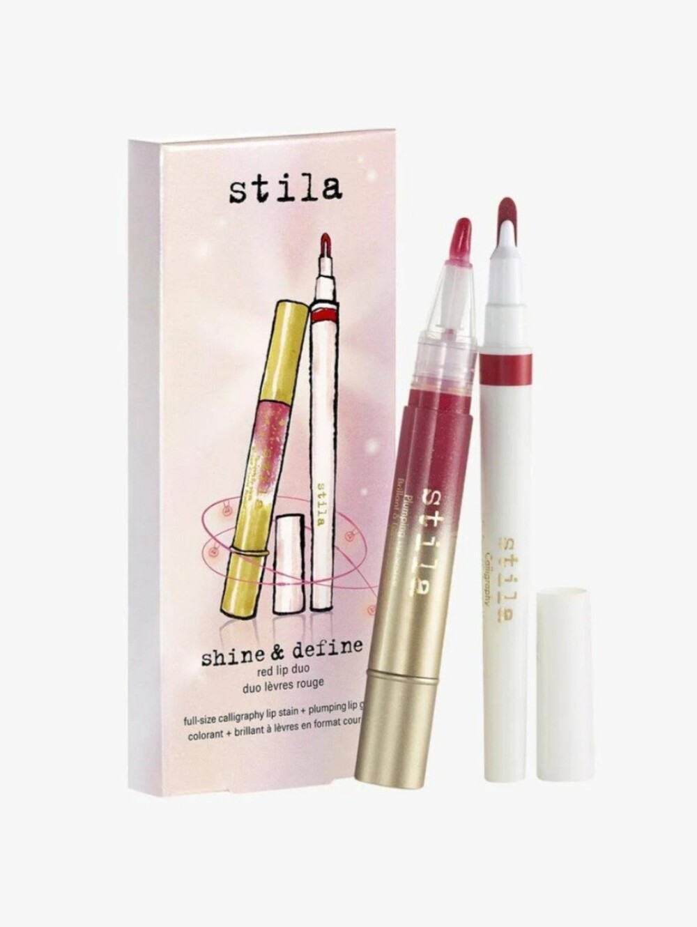 STILA Shine & Define Red Lip Duo